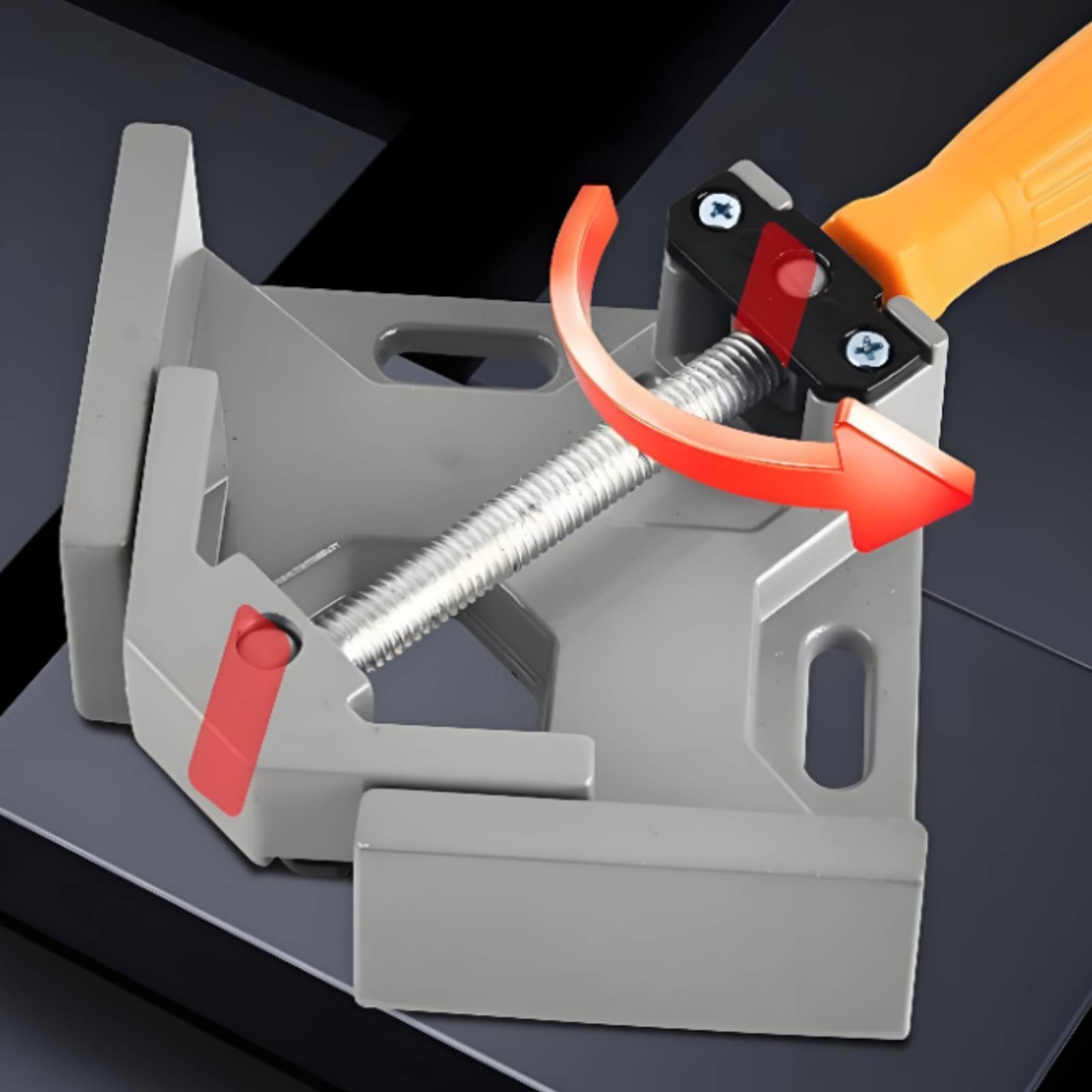Woodworking Carpenter - Corner Clamp with Single Handle Adjustable