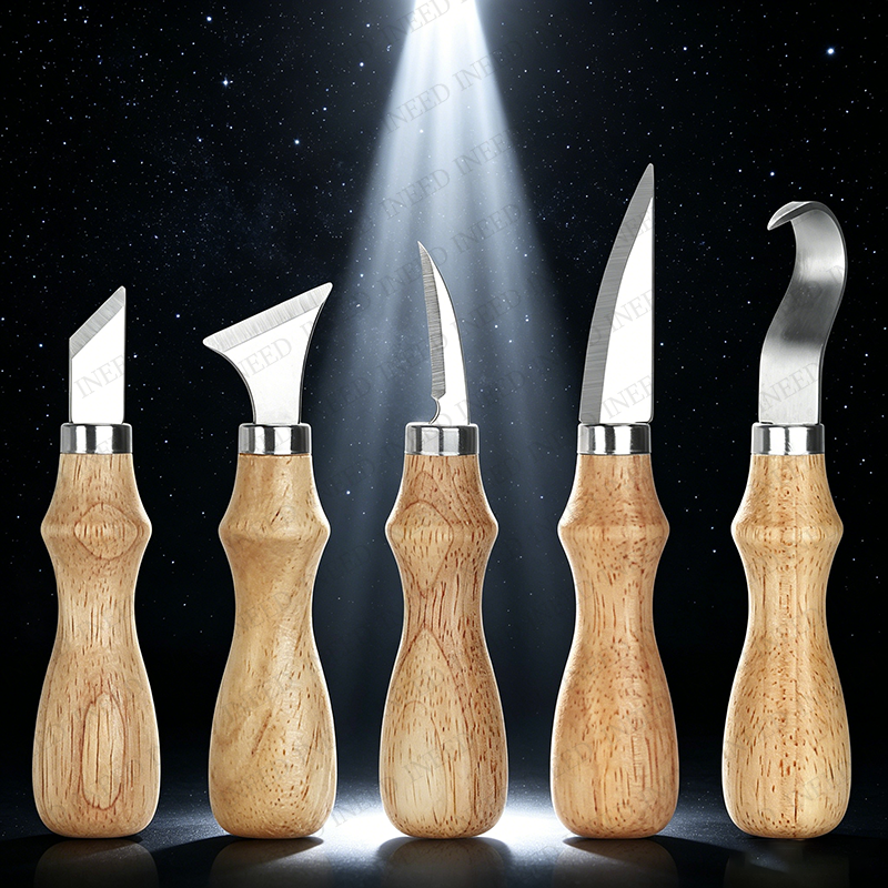 Woodworking Knives - 5 pcs of wood carving tools