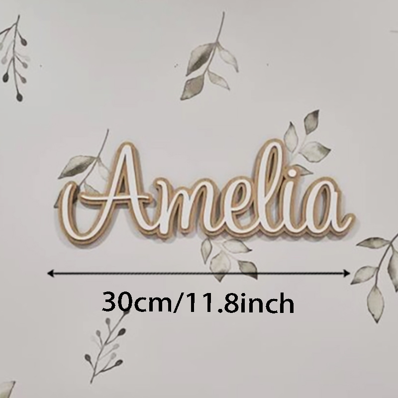 1pc Layered Name Sign, Cream C – Woodworking For Beginners recenzja i cena