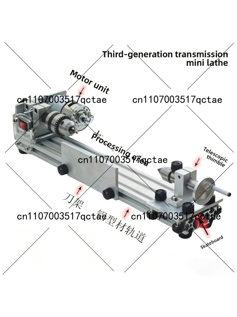 Multifunctional Micro Lathe Ad – Woodworking Lathe recenzja i cena