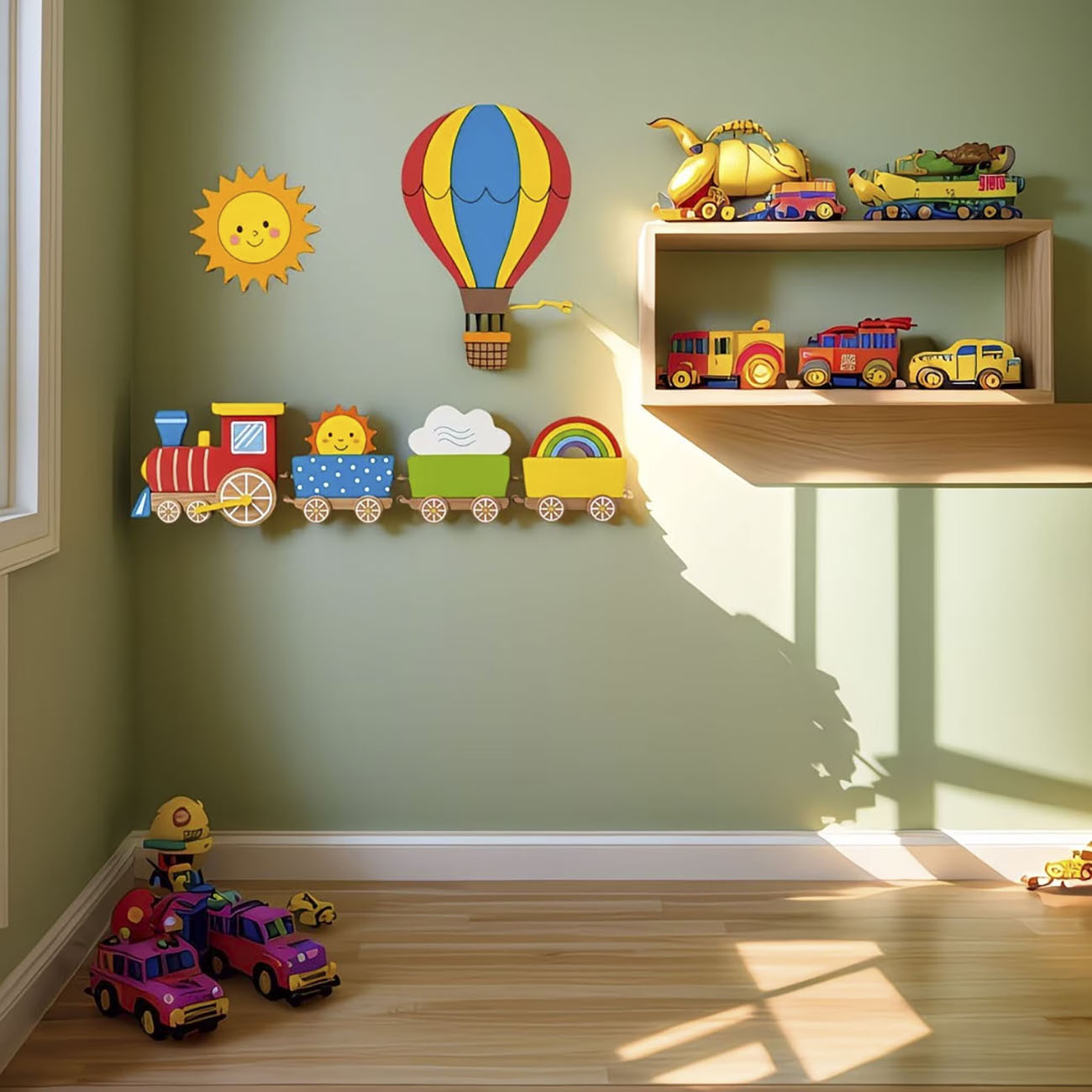 6Pcs Wooden Kids Wall Decor Se – Woodworking For Beginners recenzja i cena