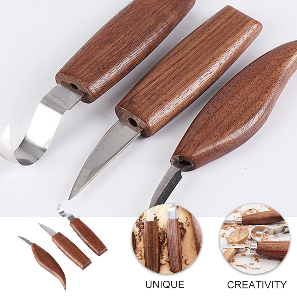 3Pcs Carving Tool Set Comforta – Woodworking Knives recenzja i cena