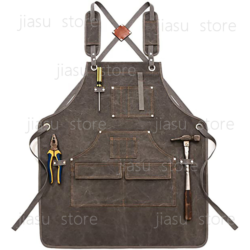Thick Canvas Tool Apron Custom – Woodworking Logo Design recenzja i cena