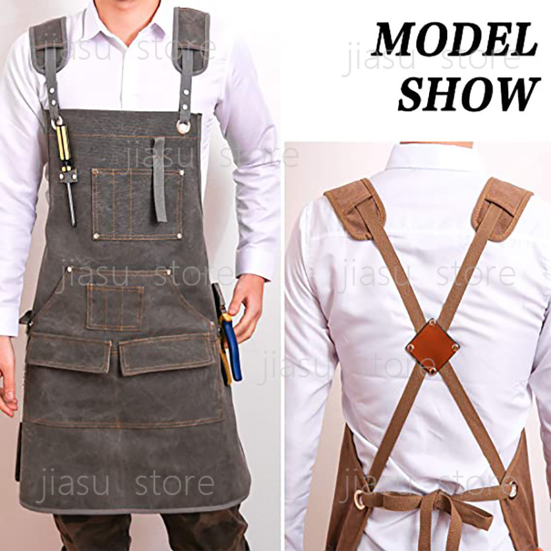 Thick Canvas Tool Apron Custom – Woodworking Logo Design recenzja i cena