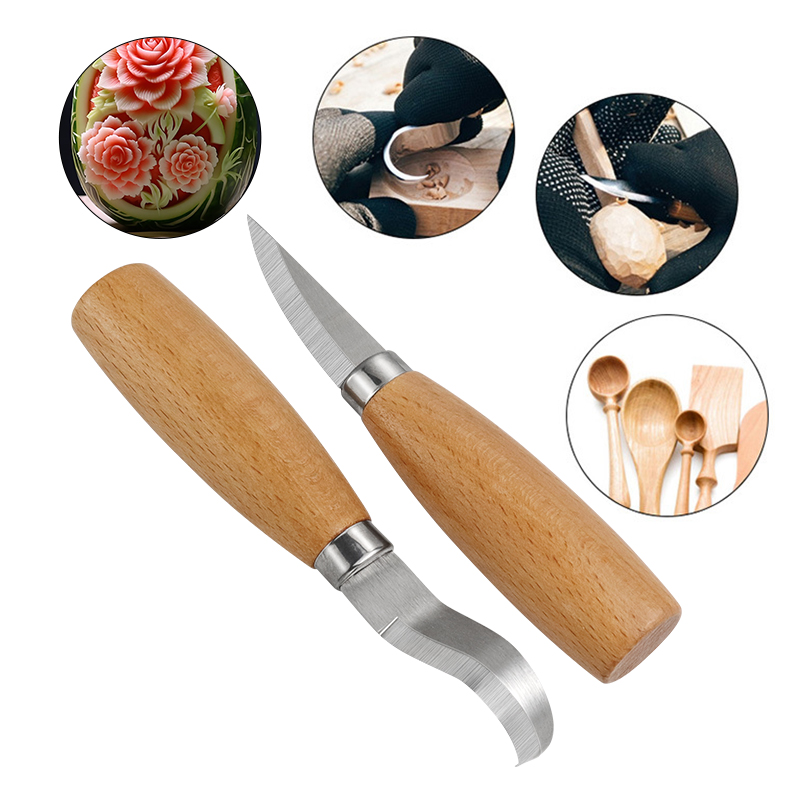 Stainless Iron Carving Knife B – Woodworking Knives recenzja i cena
