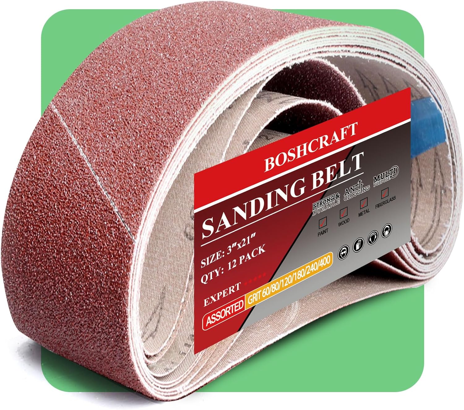 21 Pack 3x21 Inch Sanding Belt – Woodworking Product recenzja i cena