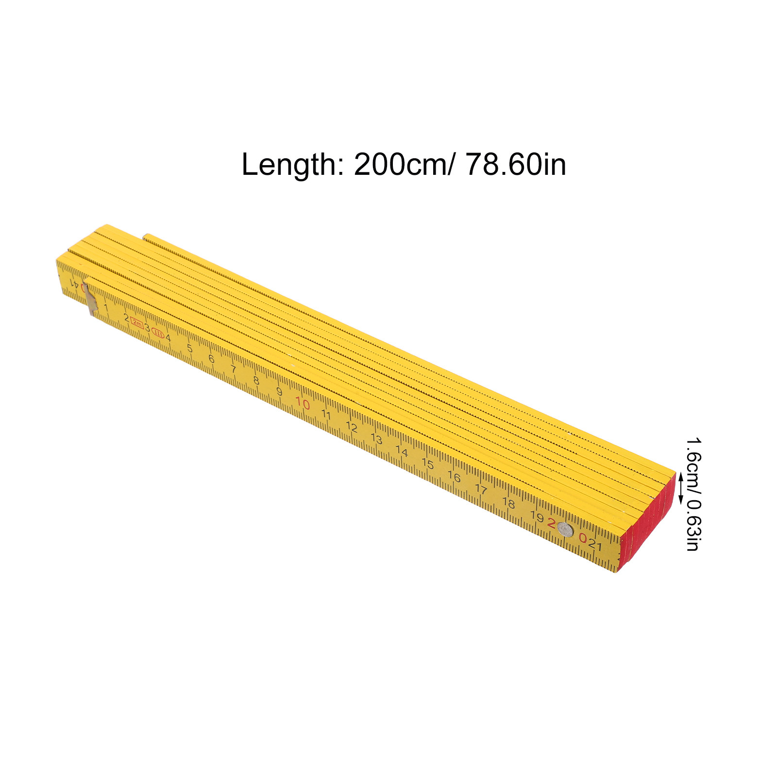 2 Meter Folding Wood Ruler Dua – Woodworking Carpenter recenzja i cena
