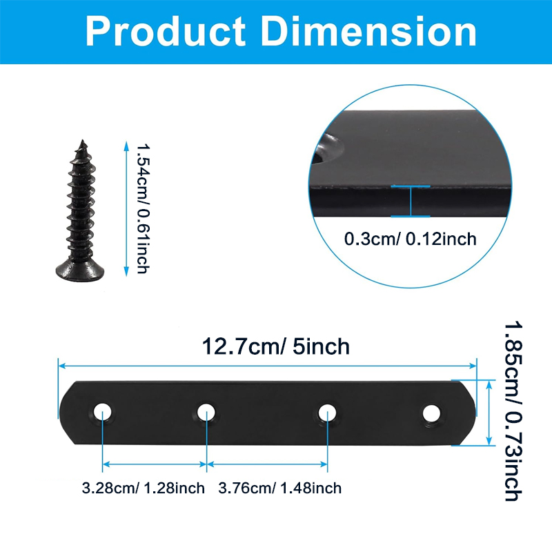 6/ 12 Pcs, 5 Inch Straight Bra – Woodworking X Brace recenzja i cena