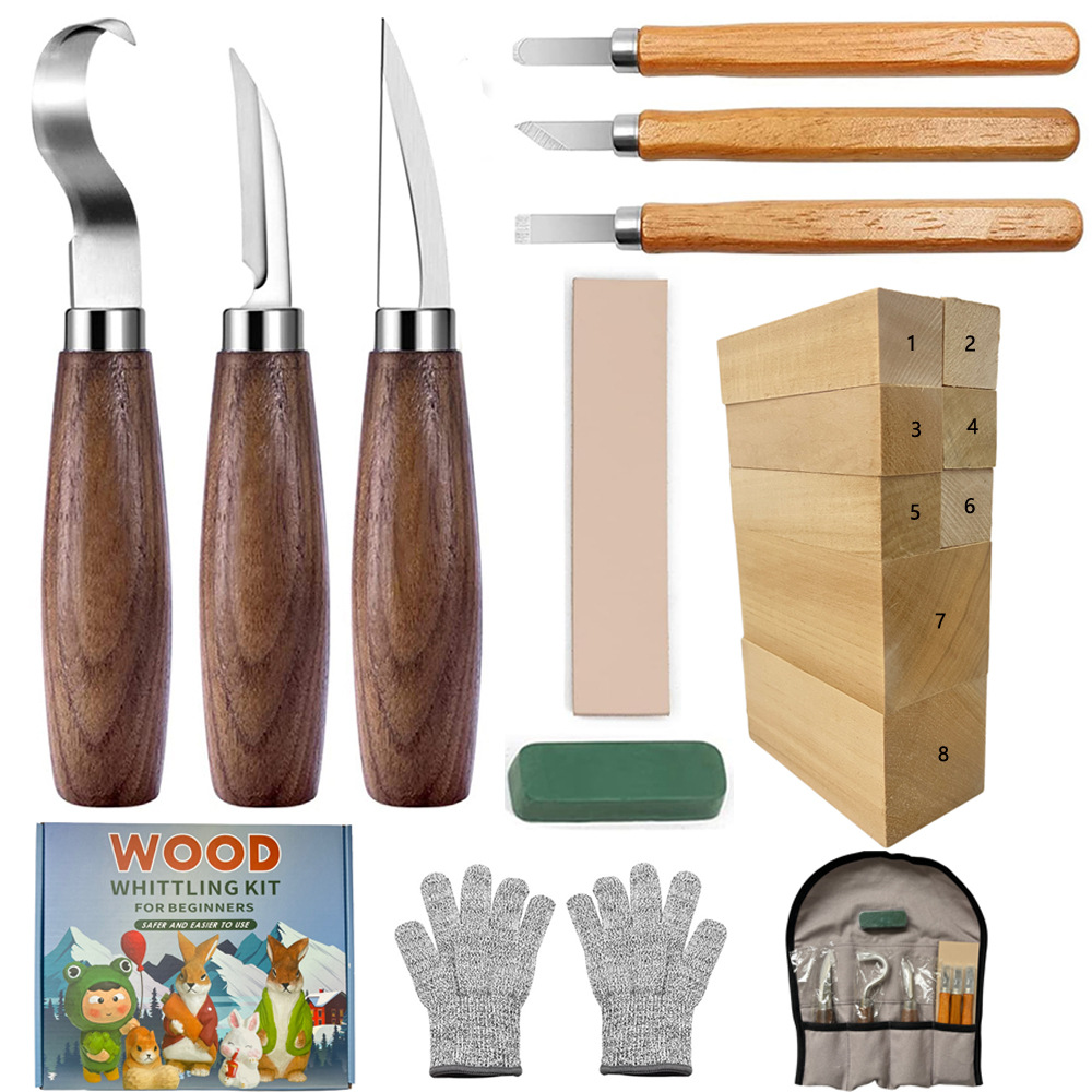 Carving Knife Gift Box Set 21- – Woodworking Knives recenzja i cena