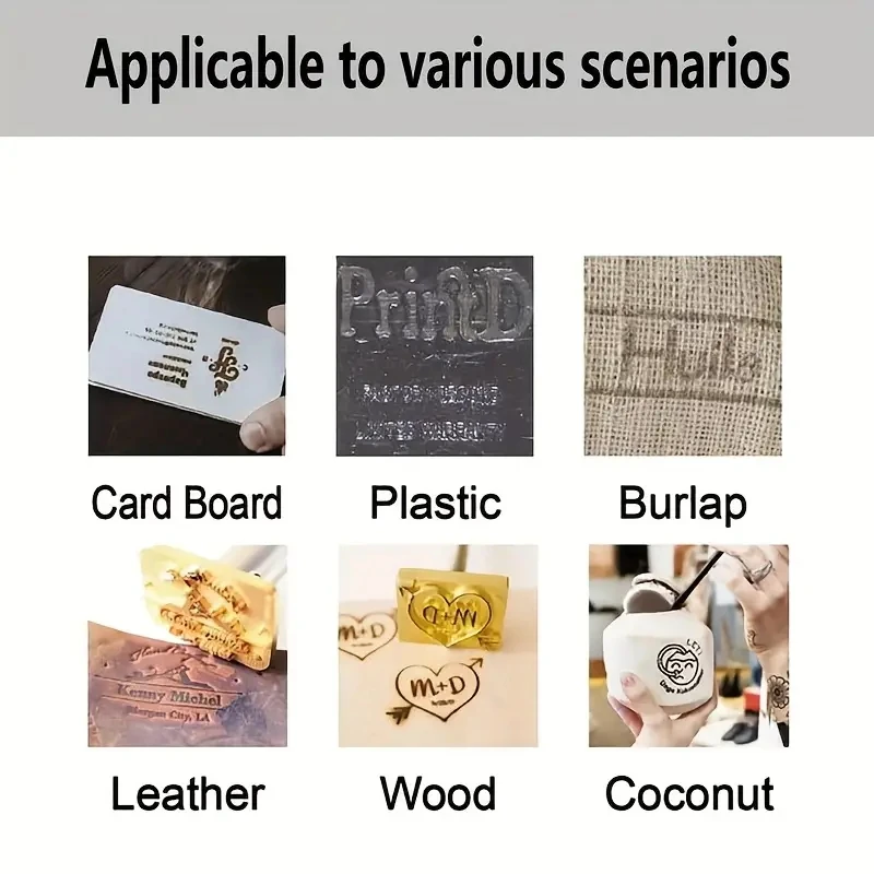 Custom Branding Iron for Food  – Woodworking Logo Design recenzja i cena