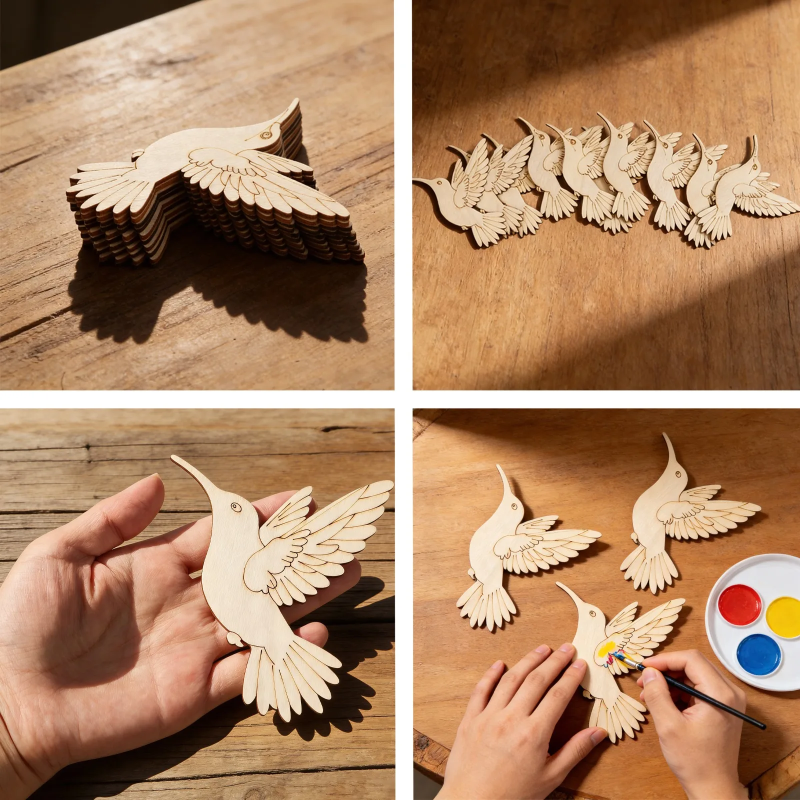 10pcs Unfinished Wood Animal B – Woodworking Hobbies recenzja i cena