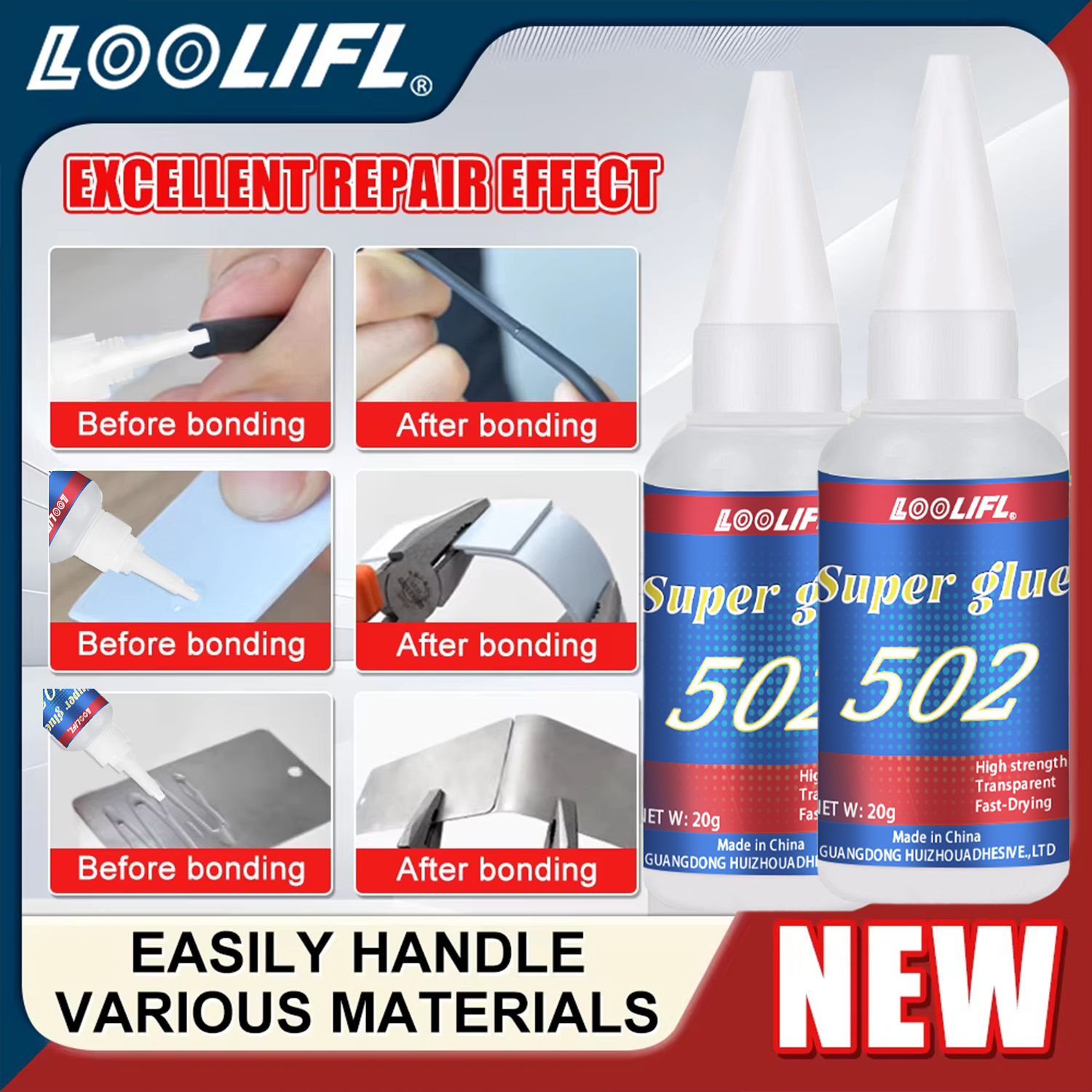 LOOLIFL 1-7pcs 502 Super Glue  – Woodworking Tool recenzja i cena