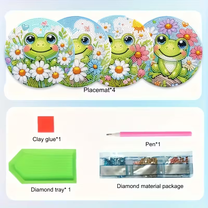 4-piece frog patterned wooden  – Woodworking Hobbies recenzja i cena