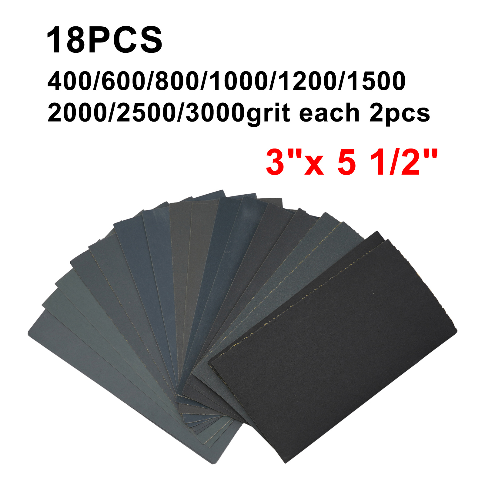 18pc Sandpaper 400-3000grit Sa – Woodworking Tool recenzja i cena