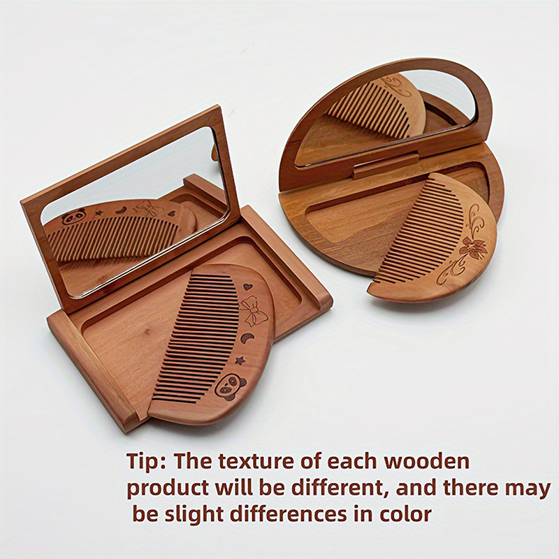 Mini Vintage Makeup Mirror Pea – Woodworking Women recenzja i cena