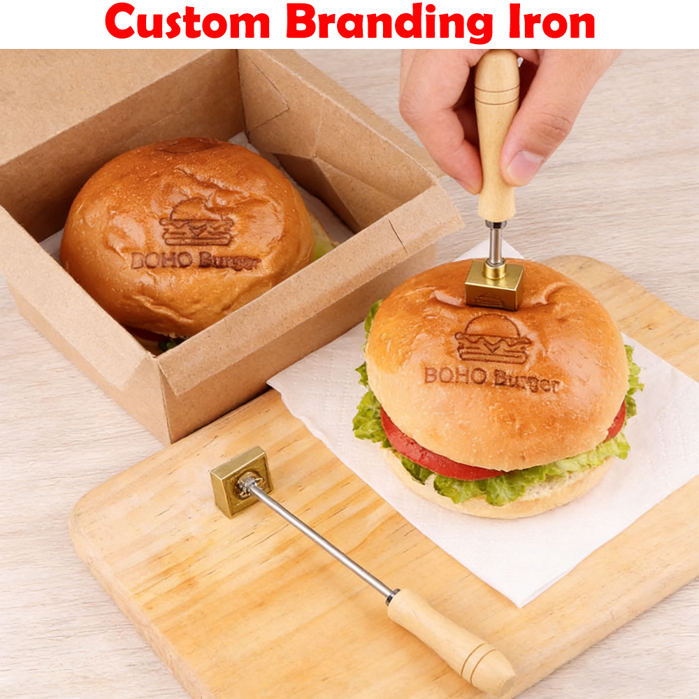 M8 Custom Branding Iron Stamp  – Woodworking Logo Design recenzja i cena