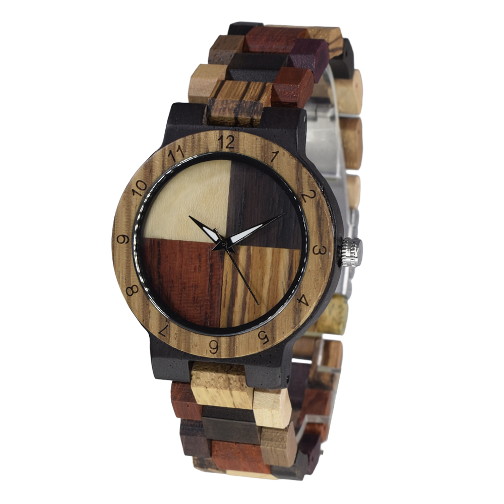 Mixed Tone Natural Wood Watch  – Woodworking Women recenzja i cena