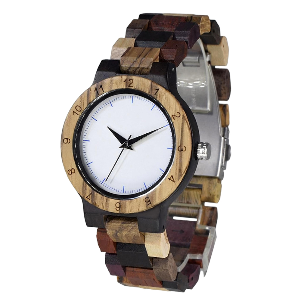 Mixed Tone Natural Wood Watch  – Woodworking Women recenzja i cena