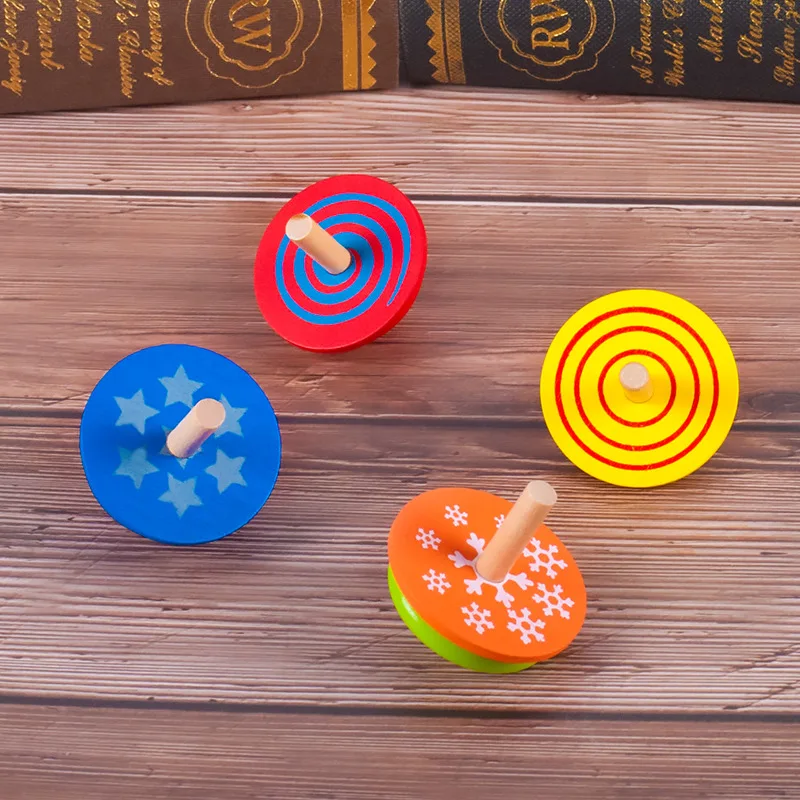 4Pcs/Set Kids Funny Wood Gyro  – Woodworking For Beginners recenzja i cena