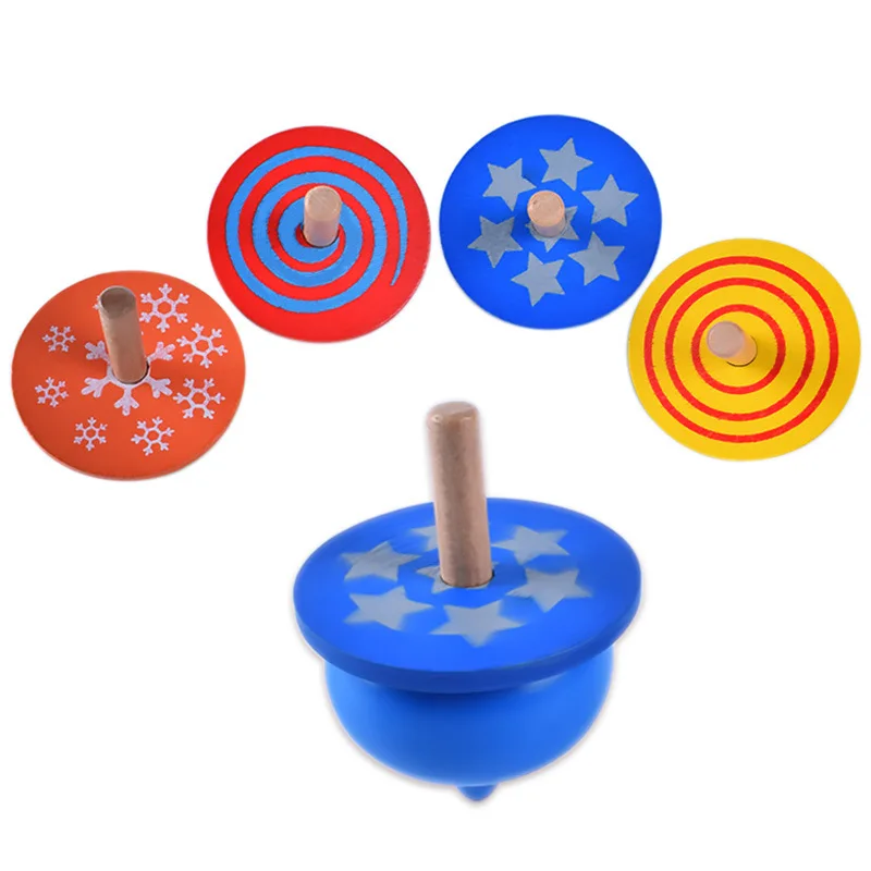 4Pcs/Set Kids Funny Wood Gyro  – Woodworking For Beginners recenzja i cena